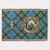 Clan Guthrie Wapen over Tartan Deken (Voorkant)