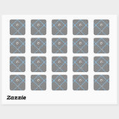 Clan Haig Check Schotlandse ruit Vierkante Sticker (Vel)