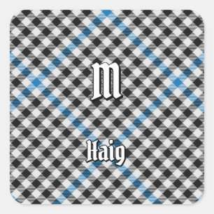 Clan Haig Check Schotlandse ruit Vierkante Sticker