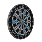 Clan Haig Check Schotse ruit Dartbord (Voorkant Links)