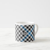 Clan Haig Check Schotse ruit Espresso Kop (Voorkant rechts)