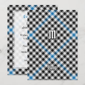 Clan Haig Check Schotse ruit Kaart (Voorkant / Achterkant)