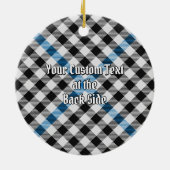 Clan Haig Check Schotse ruit Keramisch Ornament (Achterkant)