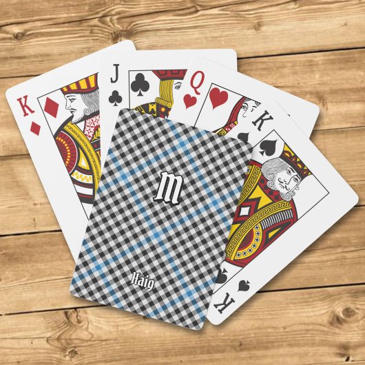 Clan Haig Check Schotse ruit Pokerkaarten