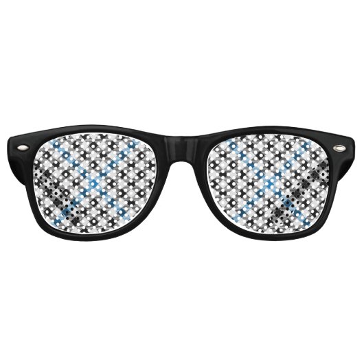 Clan Haig Check Schotse Ruit Retro Zonnebril (Voorkant)
