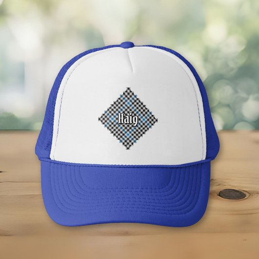 Clan Haig Check Schotse Ruit Trucker Pet