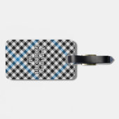 Clan Haig Check Tartan Bagagelabel (Achterkant horizontaal)