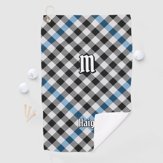 Clan Haig Check Tartan Golfhanddoek (Insitu)