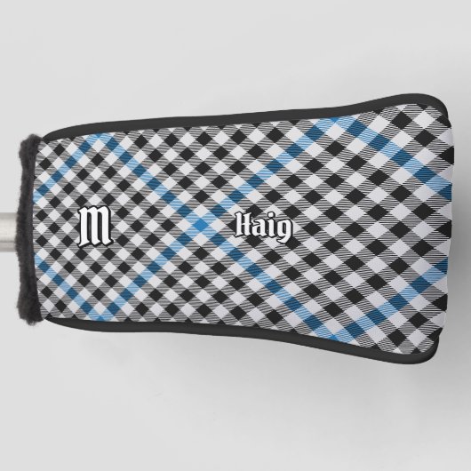 Clan Haig Check Tartan Golfheadcover (Voorkant)