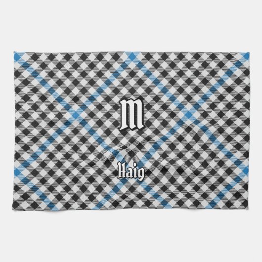 Clan Haig Check Tartan Theedoek (Horizontaal)