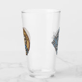 Clan Haig Crest over Check Tartan Glas (Links)