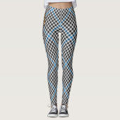 Clan Haig Crest over Check Tartan Leggings (Voorkant)