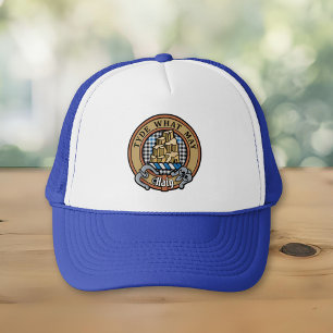 Clan Haig Crest over Check Tartan Trucker Pet