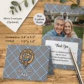 Clan Haig Crest over Tartan