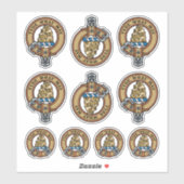Clan Haig Crest Sticker Set (Vel)