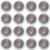 Clan Haig Crest & Tartan Knot Sticker (Voorkant)