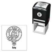 Clan Haig Crest Zelfinktende Stempel (In situ)