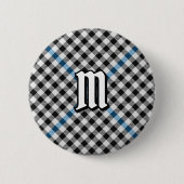 Clan Haig geruite tartan Ronde Button 5,7 Cm (Voorkant)