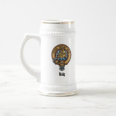 Clan Haig-wapen over geruite tartan Bierpul (Links)