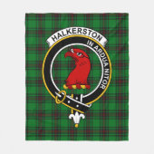 Clan Halkerston Tartan Schotse Plaid Fleece Deken (Voorkant)