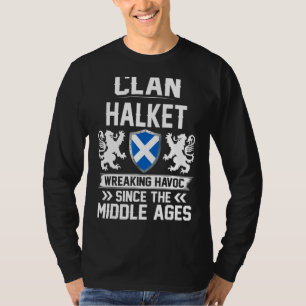 Clan Halket Schotse familie Clan Schotland Wreakin T-shirt