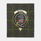 Clan Hall Tartan Pset Fleece Deken (Voorkant)