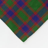 Clan Hall Tartan Pset Fleece Deken (Hoek)