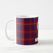 Clan Hamilton Crest en Tartan II Coffee Mok (Links)