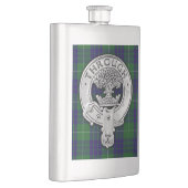 Clan Hamilton Crest & Hunting Tartan Flacon (Rechts)