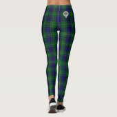 Clan Hamilton Crest & Hunting Tartan Leggings (Achterkant)
