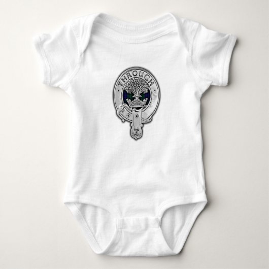 Clan Hamilton Crest & Hunting Tartan Romper (Voorkant)