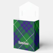 Clan Hamilton Crest over jagen Tartan Favor Box Bedankdoosjes (Geopend)
