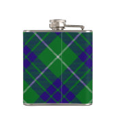 Clan Hamilton Crest over jagen Tartan Heupfles (Achterkant)