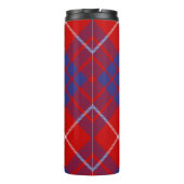 Clan Hamilton Crest over Red Tartan Thermosbeker (Achterkant)