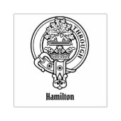 Clan Hamilton Crest Rubber Stamp Rubberstempel (Afrduk)