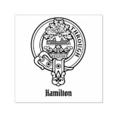 Clan Hamilton Crest Self-Inking Stamp Zelfinktende Stempel (Design)
