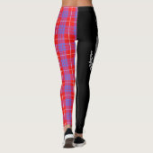 Clan Hamilton Crest & Tartan Leggings (Achterkant)