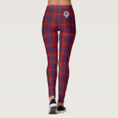 Clan Hamilton Crest & Tartan Leggings (Achterkant)
