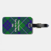 Clan Hamilton Hunting Tartan Bagagelabel (Achterkant horizontaal)