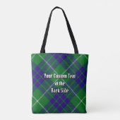 Clan Hamilton Hunting Tartan Canvas tas (Achterkant)