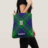 Clan Hamilton Hunting Tartan Canvas tas (Dichtbij)