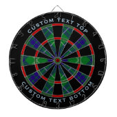 Clan Hamilton Hunting Tartan Dart Board Dartbord (Voorkant)