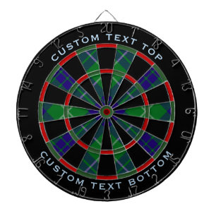 Clan Hamilton Hunting Tartan Dart Board Dartbord