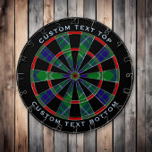 Clan Hamilton Hunting Tartan Dart Board Dartbord