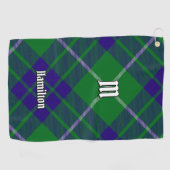 Clan Hamilton Hunting Tartan Golf Towel Golfhanddoek (Horizontaal)