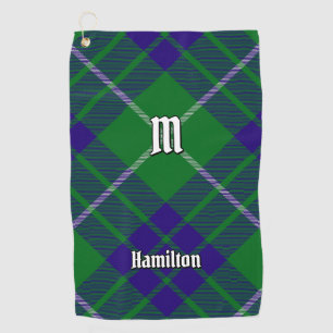 Clan Hamilton Hunting Tartan Golf Towel Golfhanddoek