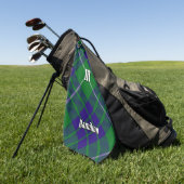 Clan Hamilton Hunting Tartan Golf Towel Golfhanddoek (Groen)