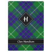 Clan Hamilton Hunting Tartan Klembord (Achterkant)