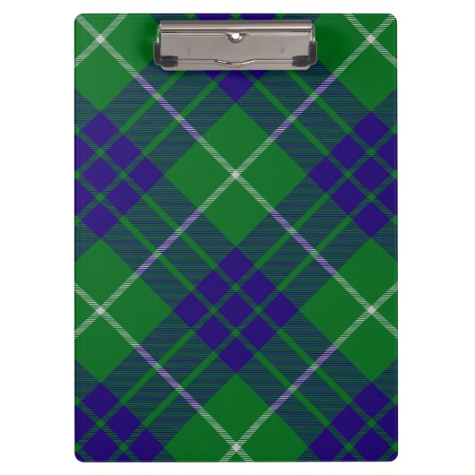 Clan Hamilton Hunting Tartan Klembord (Voorkant)