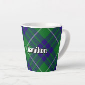 Clan Hamilton Hunting Tartan Latte Mok (Rechterhoek)